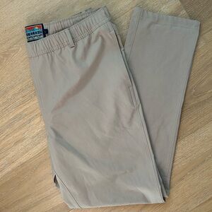 BURLEBO Men's Khaki Active Wear Pants
